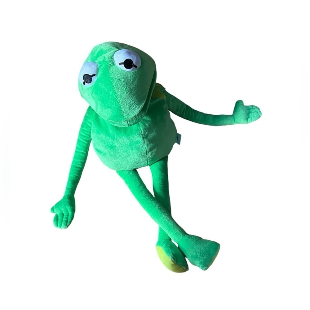 Disney‎ Kermit the Frog Jim Jensen the muppets green hand puppet plush stuffie